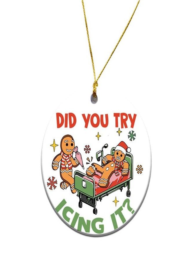MEDROC Physical Therapist Christmas Ornament - 3" Printed 2 Sides, Nurses Appreciation Week Gifts Bulk for Women Men, Christmas Decor for ER Emergency Doctor PT Assistant OT Paramedic EMT - Image 1
